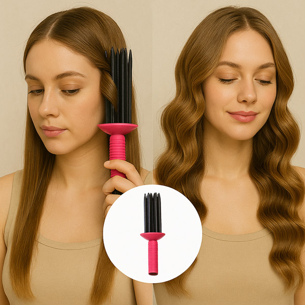 Peine para rizar el cabello sin calor | CURLVIA