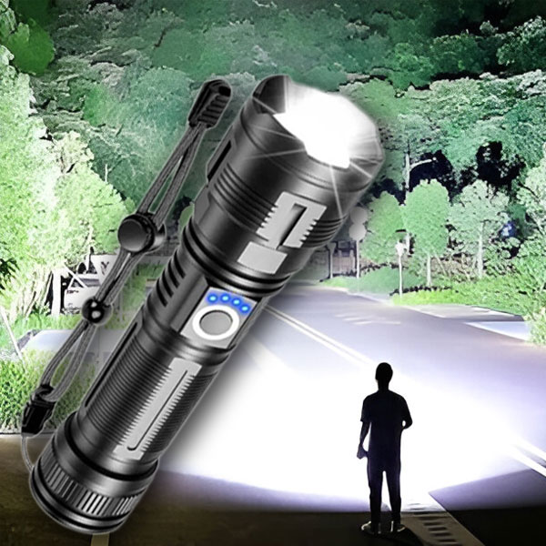 Linterna recargable de alta potencia | BLAZORA